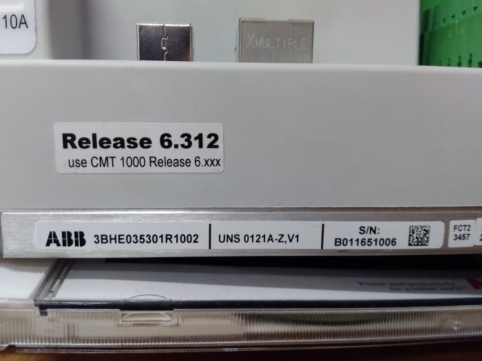 UNITROL 1010 3BHE035301R1002 UNS 0121A-Z,V1 UN1010-0001 ABB