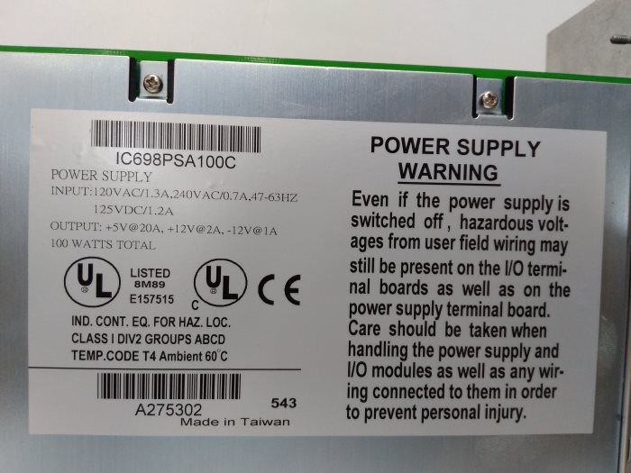 IC698PSA100 GE 2 IC698PSA100 GE